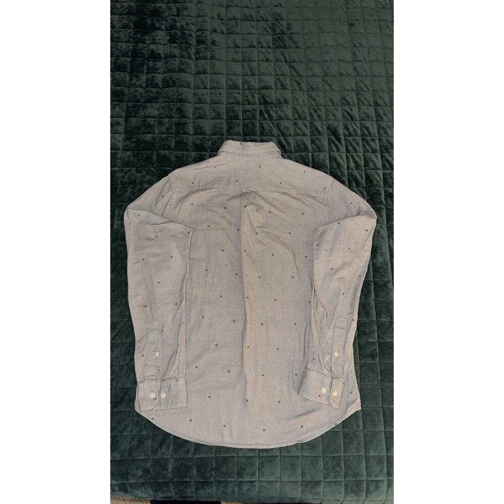 Goodfellow‎ Mens Long Sleeve Collared Shirt Medium (M) Gray Office - Picture 4 of 9